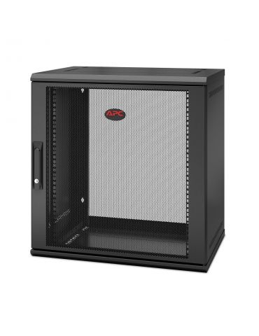 APC NetShelter WX 12U Single Hinged Wall-mount Enclosure 400mm Deep Raft montat pe perete Negru - Tik.ro