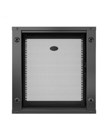 APC NetShelter WX 12U Single Hinged Wall-mount Enclosure 400mm Deep Raft montat pe perete Negru