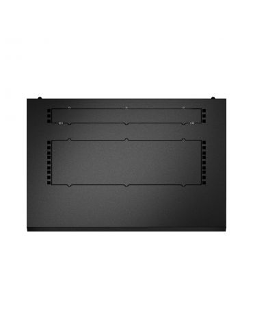 APC NetShelter WX 12U Single Hinged Wall-mount Enclosure 400mm Deep Raft montat pe perete Negru