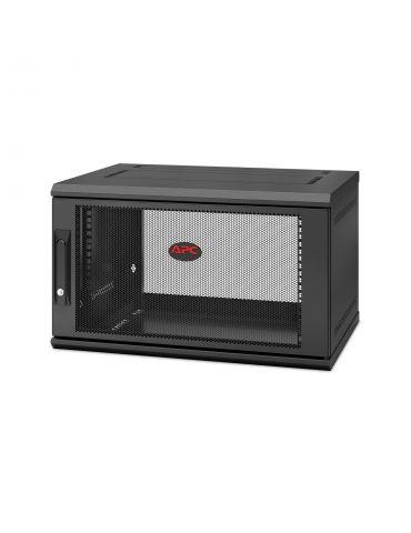 APC NetShelter WX 6U Single Hinged Wall-mount Enclosure 400mm Deep Raft montat pe perete Negru - Tik.ro