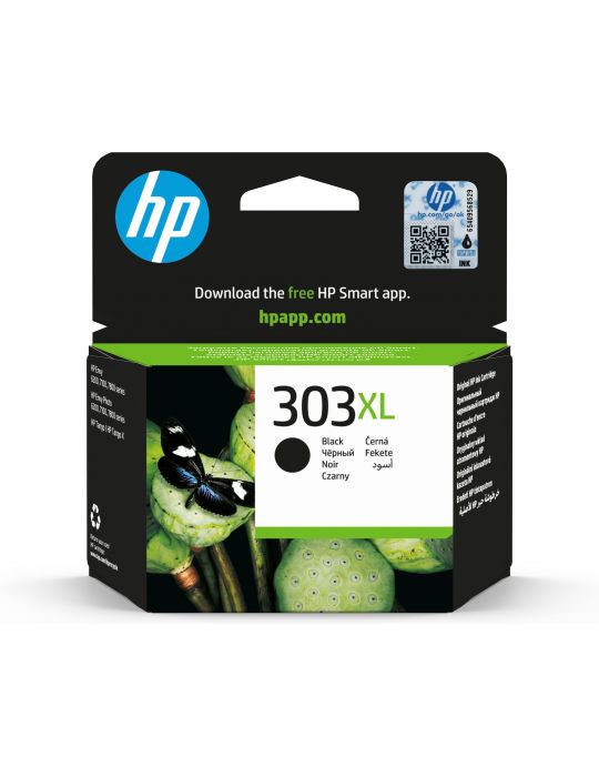 HP Cartuș de cerneală original de capacitate extinsă 303XL negru