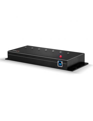 Lindy 43128 hub-uri de interfață 5000 Mbit s Negru