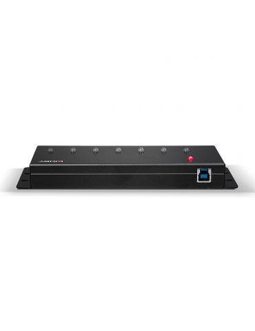 Lindy 43128 hub-uri de interfață 5000 Mbit s Negru