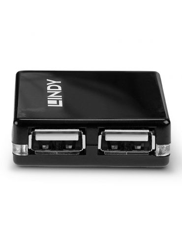 Lindy 42742 hub-uri de interfață 480 Mbit s Negru