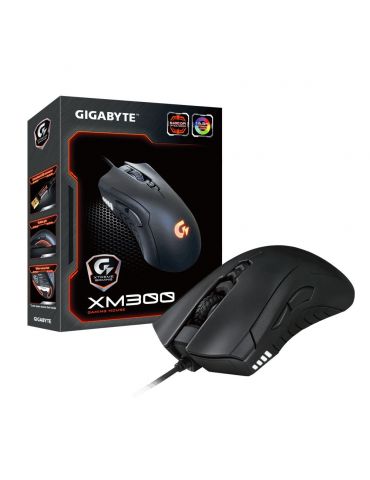 Gigabyte XM300 mouse-uri Mâna dreaptă USB Tip-A Optice 6400 DPI