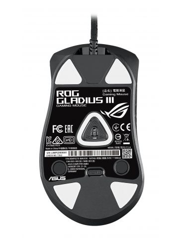 ASUS ROG Gladius III Wireless mouse-uri Mâna dreaptă RF Wireless + Bluetooth + USB Type-A Optice 19000 DPI