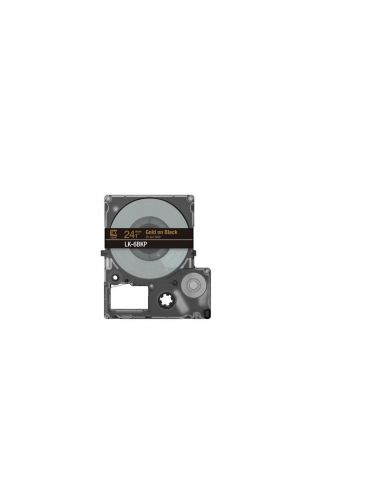 Epson LK-6BKP Negru, De aur