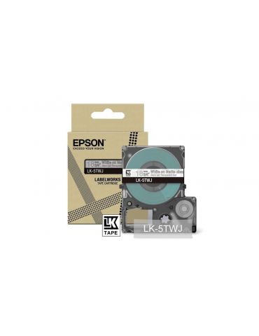 Epson LK-5TWJ Transparente, Alb - Tik.ro