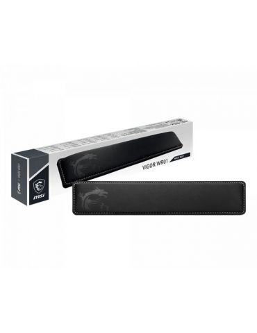 MSI Vigor-WR01 suporturi pentru încheietura mâinii Spumă cu memorie, Cauciuc Negru - Tik.ro