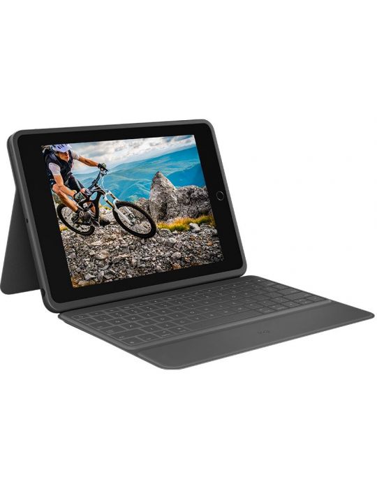 Logitech Rugged Folio Grafit Smart Connector QWERTY Italiană