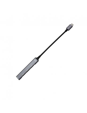 i-tec Metal C31HUBMETALMINI4 hub-uri de interfață USB 3.2 Gen 1 (3.1 Gen 1) Type-C Metalic