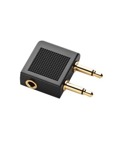 Jabra 14101-43 adaptor mufă cablu 2x 3.5 mm 3.5 mm Negru - Tik.ro