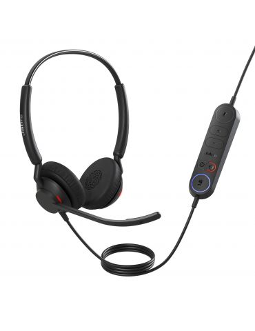 Jabra Engage 40 Căști Prin cablu Bandă de fixare pe cap Birou Call center USB tip-C Negru - Tik.ro