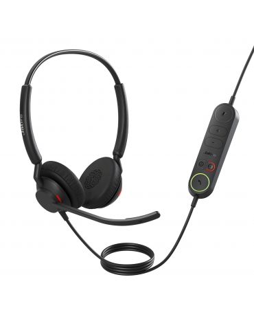 Jabra Engage 40 Căști Prin cablu Bandă de fixare pe cap Birou Call center USB tip-C Negru - Tik.ro