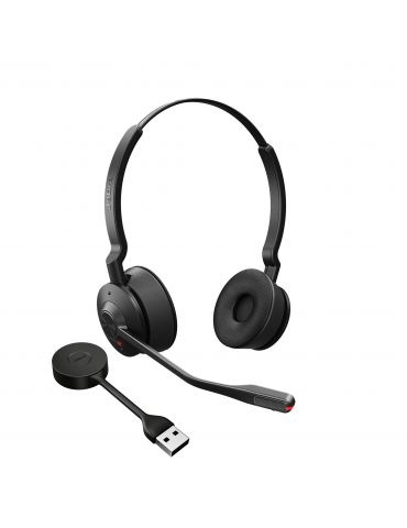 Jabra Engage 55 Căști Fără fir Bandă de fixare pe cap Birou Call center Negru, Titan - Tik.ro