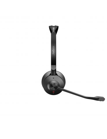 Jabra Engage 55 Căști Fără fir Bandă de fixare pe cap Birou Call center Negru, Titan