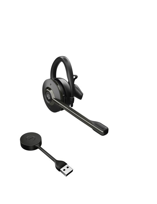 Jabra Engage 55 Căști Fără fir Cârlig-ureche Birou Call center Negru, Titan