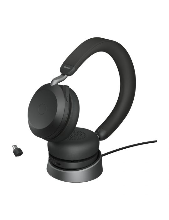 Jabra 27599-989-889 cască audio & cască cu microfon Căști Prin cablu & Wireless Bandă de fixare pe cap Apeluri Muzică USB tip-C