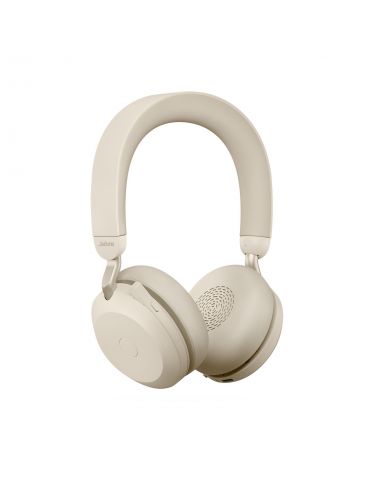 Jabra Evolve2 75 Căști Fără fir Bandă de fixare pe cap Birou Call center Bluetooth Bej - Tik.ro