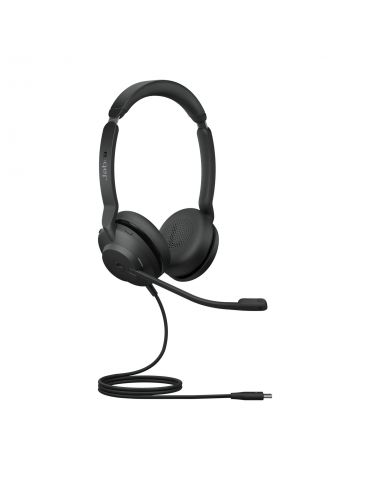 Jabra Evolve2 30, MS Stereo Căști Prin cablu Bandă de fixare pe cap Birou Call center USB tip-C Negru - Tik.ro