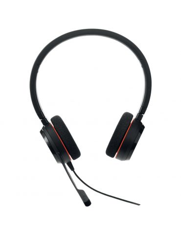 Jabra Evolve 20 USB-C UC Stereo Căști Prin cablu Bandă de fixare pe cap Birou Call center USB tip-C Negru