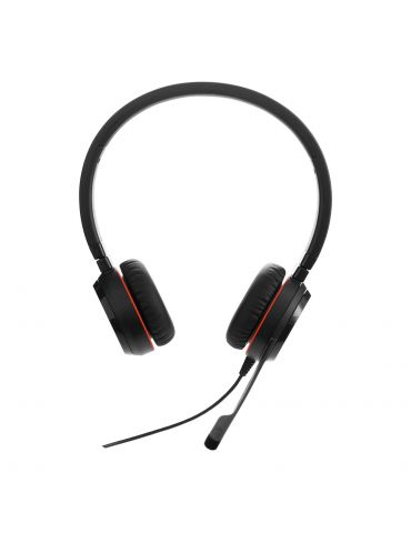Jabra Evolve 20SE USB-C UC Stereo Căști Prin cablu Bandă de fixare pe cap Birou Call center USB tip-C Negru