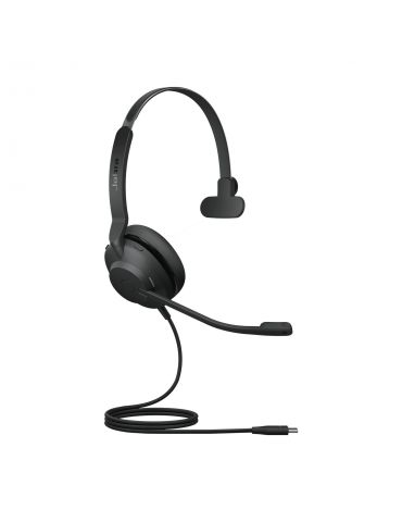 Jabra Evolve2 30, UC Mono Căști Prin cablu Bandă de fixare pe cap Birou Call center USB tip-C Negru - Tik.ro