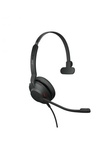 Jabra Evolve2 30, UC Mono Căști Prin cablu Bandă de fixare pe cap Birou Call center USB tip-C Negru