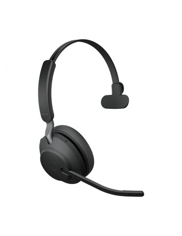 Jabra Evolve2 65, UC Mono Căști Fără fir Bandă de fixare pe cap Birou Call center USB tip-C Bluetooth Negru