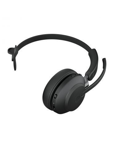 Jabra Evolve2 65, UC Mono Căști Fără fir Bandă de fixare pe cap Birou Call center USB tip-C Bluetooth Negru