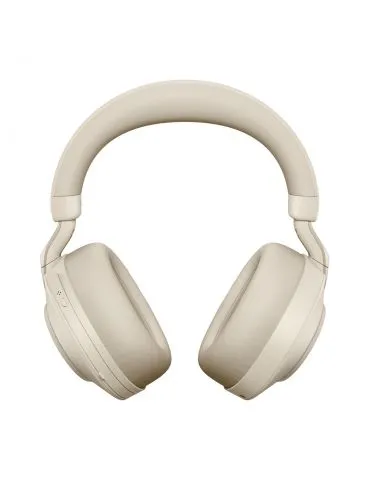 Jabra Evolve2 85, MS Stereo Căști Prin cablu & Wireless Bandă de fixare pe cap Birou Call center USB Tip-A Bluetooth Bej - Tik.ro