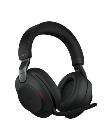 Jabra Evolve2 85, MS Stereo Căști Prin cablu & Wireless Bandă de fixare pe cap Birou Call center USB Tip-A Bluetooth Negru