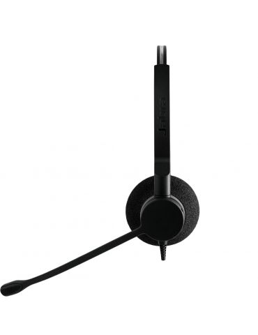 Jabra Biz 2300 QD Duo Căști Prin cablu Bandă de fixare pe cap Birou Call center Bluetooth Negru
