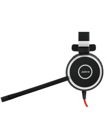 Jabra Evolve 40 UC Mono USB-C Căști Prin cablu Bandă de fixare pe cap Birou Call center USB tip-C Bluetooth Negru