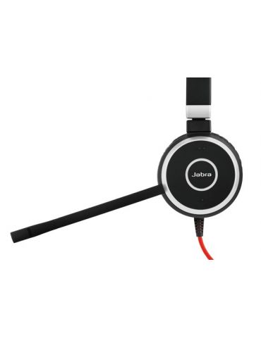 Jabra Evolve 40 UC Stereo USB-C Căști Prin cablu Bandă de fixare pe cap Birou Call center USB tip-C Bluetooth Negru