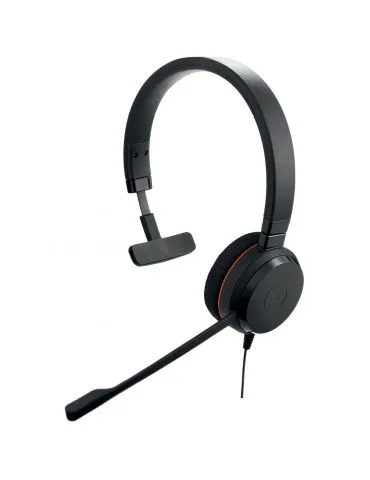 Jabra Evolve 20 UC Mono Căști Prin cablu Bandă de fixare pe cap Birou Call center USB Tip-A Negru - Tik.ro
