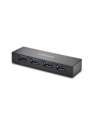 Kensington UH4000C USB 3.2 Gen 1 (3.1 Gen 1) Micro-B 5000 Mbit s Negru - Tik.ro