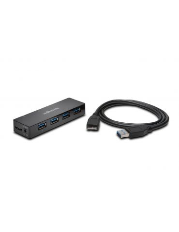 Kensington UH4000C USB 3.2 Gen 1 (3.1 Gen 1) Micro-B 5000 Mbit s Negru