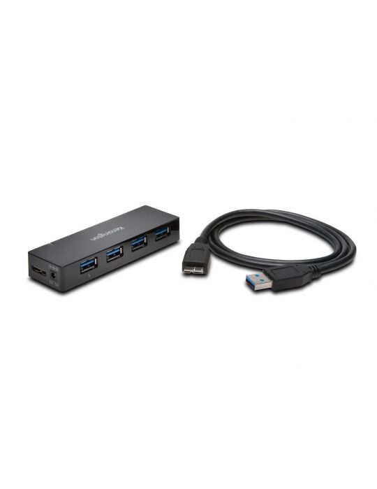 Kensington UH4000C USB 3.2 Gen 1 (3.1 Gen 1) Micro-B 5000 Mbit s Negru