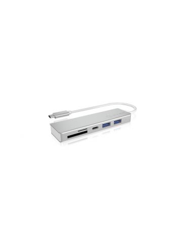 ICY BOX IB-HUB1413-CR USB 3.2 Gen 1 (3.1 Gen 1) Type-C Argint - Tik.ro
