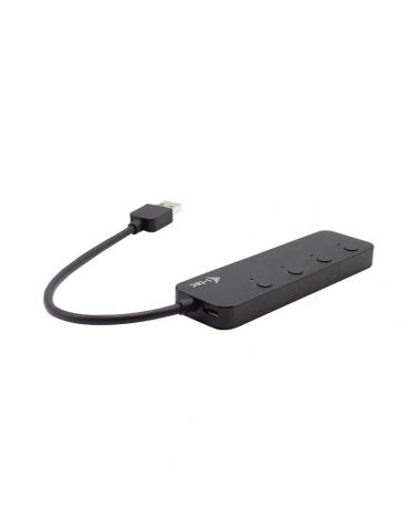 i-tec U3CHARGEHUB4 hub-uri de interfață USB 3.2 Gen 1 (3.1 Gen 1) Type-A 5 Mbit s Negru