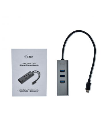 i-tec Metal C31METALG3HUB sloturi Gri