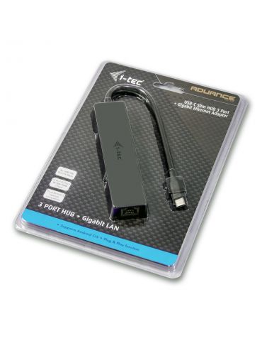 i-tec Advance C31GL3SLIM sloturi Negru