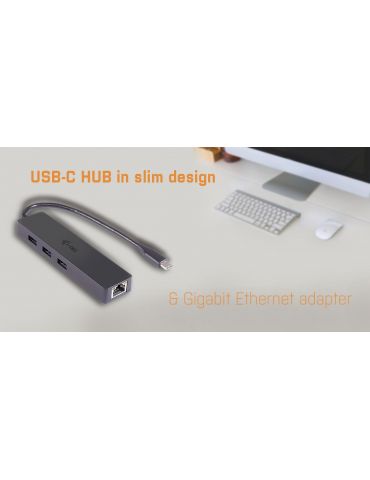 i-tec Advance C31GL3SLIM sloturi Negru