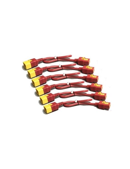 APC AP8714SX340 cabluri de alimentare Roşu 1,2 m Conector C19 Conector C20