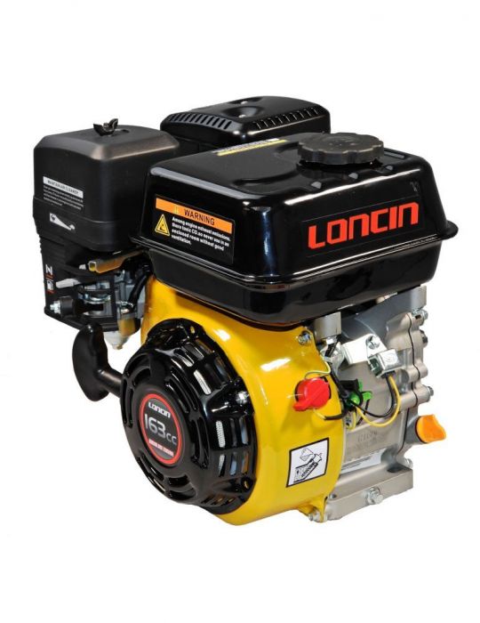 Loncin G160F - Motor benzina 3.6kW 163cc 1C 4T OHV ax pana Masalta - 1