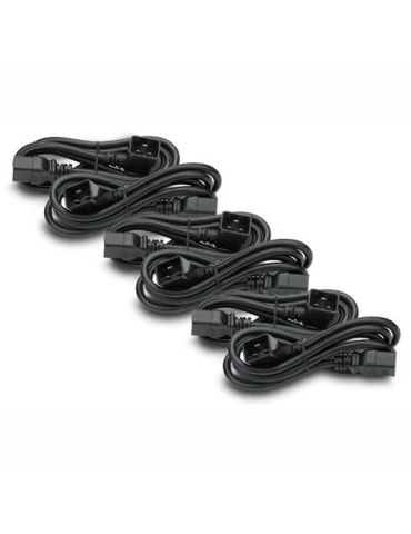 APC C19 C20 0.6m Negru 0,6 m Conector C20 Conector C19 - Tik.ro