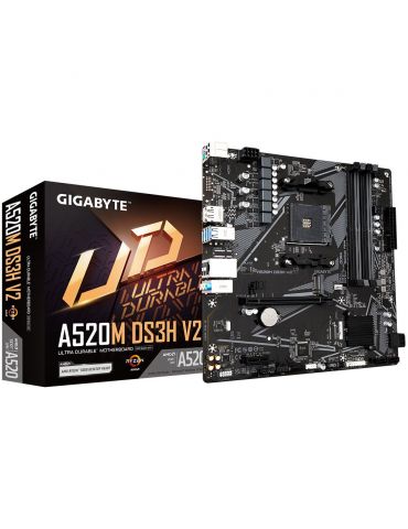 Gigabyte A520M DS3H V2 (rev. 1.0) Mufă AM4 micro-ATX