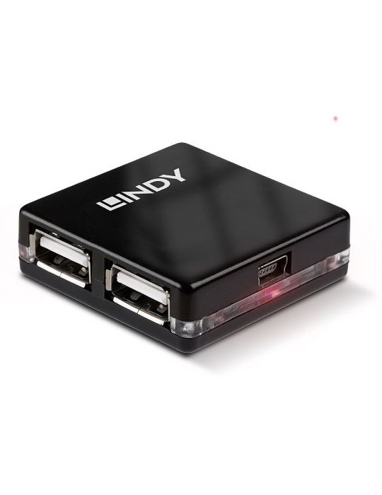 Lindy 42742 hub-uri de interfață 480 Mbit s Negru