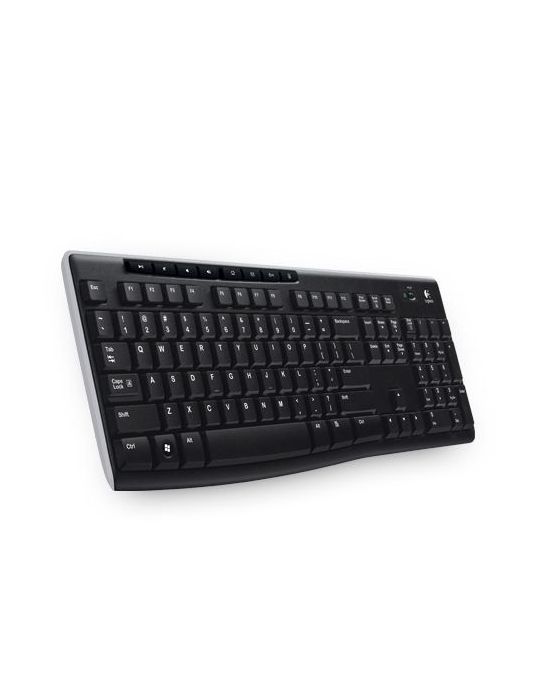 Logitech Wireless Keyboard K270 tastaturi RF fără fir QWERTZ Cehă Negru